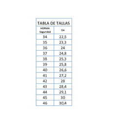 Zapato de seguridad 3435