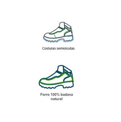 Botin de Seguridad Diabético 3431-D negro