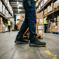 Botin de Seguridad Diabético 3431-D negro